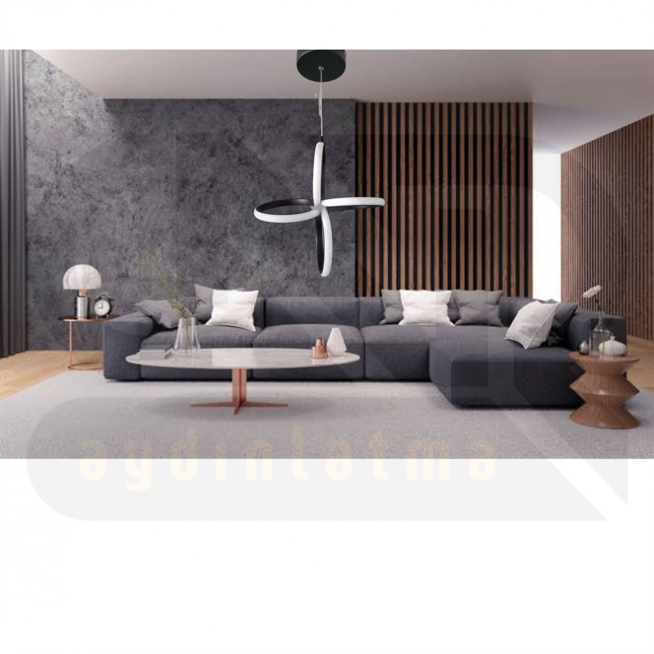 Clover Modern Ledli Avize  / Mutfak / Yatak Odası / Koridor / Çocuk Odası