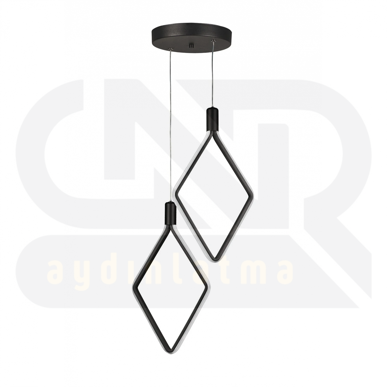 Oblong Duo Modern Sarkıt Led Avize / Mutfak / Oda / Hol / Çocuk Odası Ledli Avize