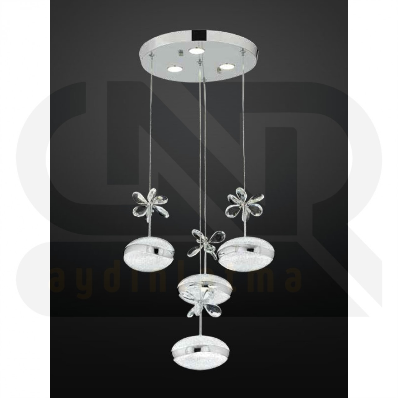 Cosmos Modern 3 Renkli Sarkıt Avize / Salon / Oturma Odası
