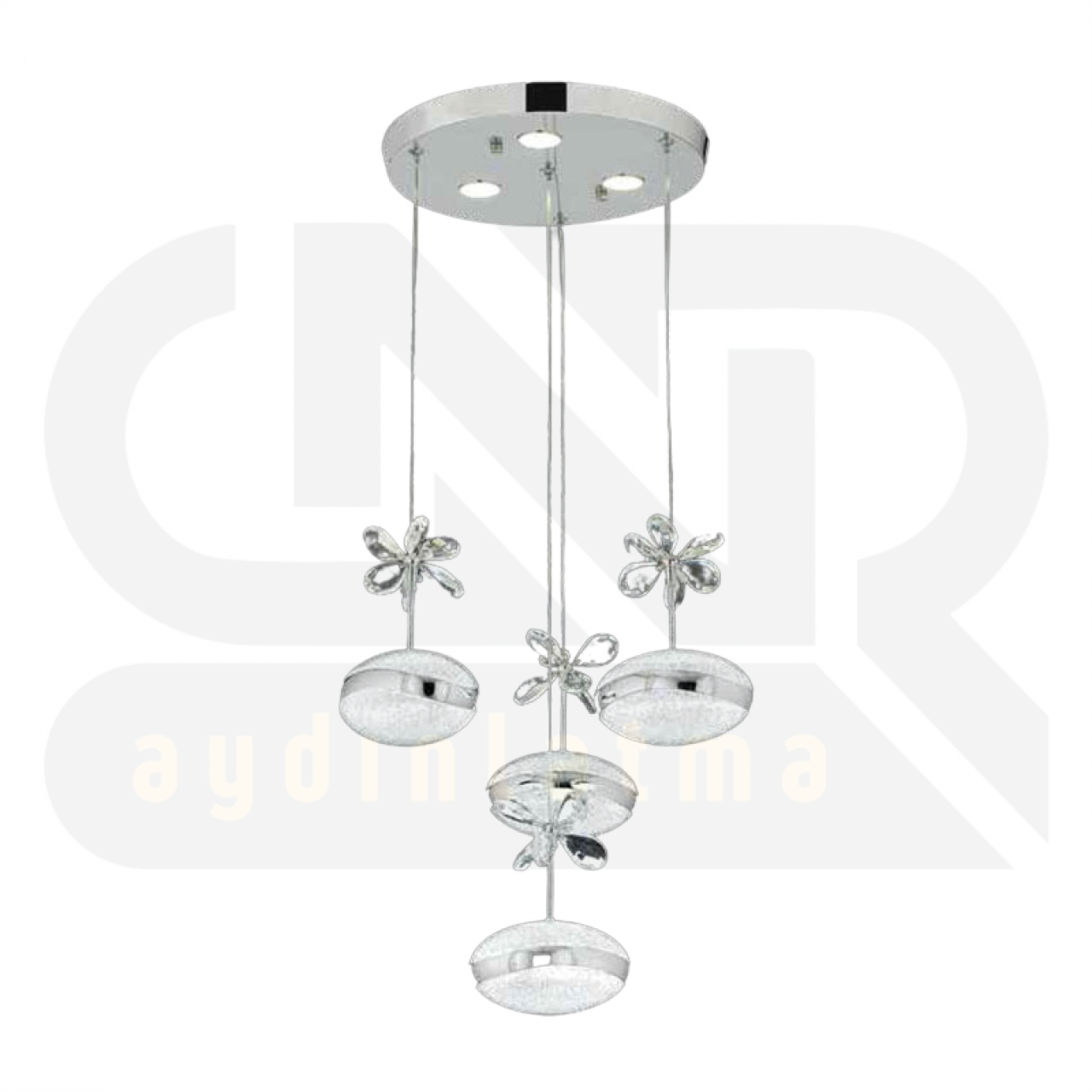 Cosmos Modern 3 Renkli Sarkıt Avize / Salon / Oturma Odası