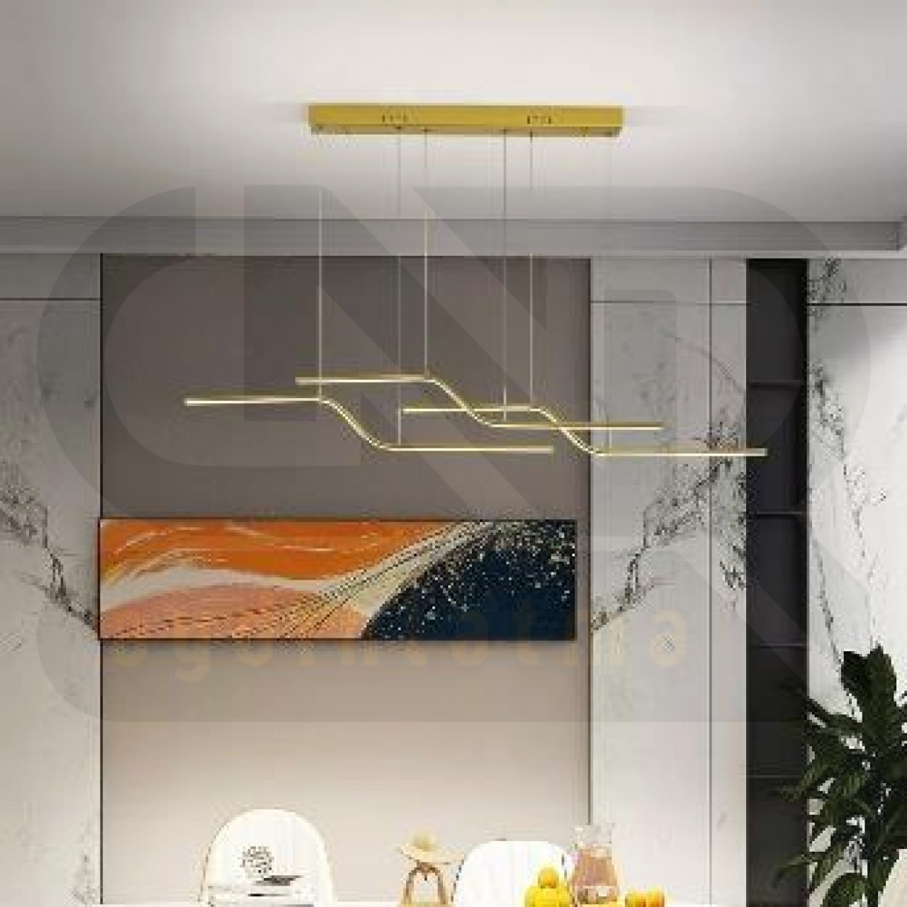 Clara Modern Sarkıt Ledli Avize / Mutfak / Salon / Yemek Masası